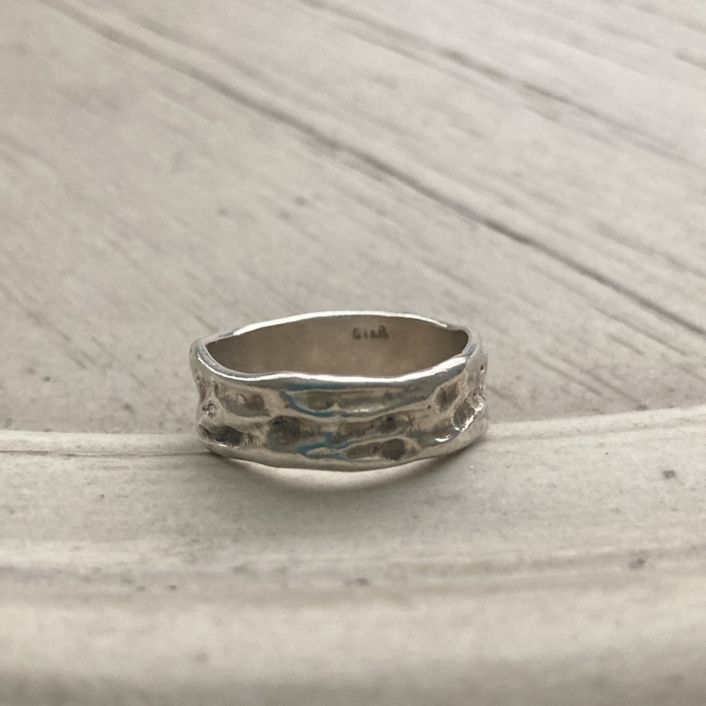 Sterling silver band - Picture 3 of 6